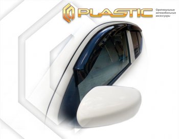 1 989 р. Ветровики дверей CA-Plastic Suzuki Alto HA36/36V хэтчбек 5 дв. дорестайлинг (2014-2021) (Classic полупрозрачный)  с доставкой в г. Калуга. Увеличить фотографию 1