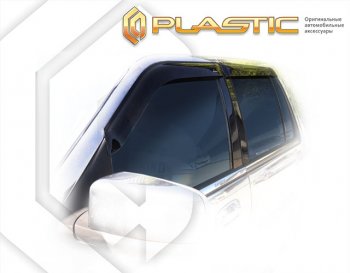 2 079 р. Ветровики дверей CA-Plastic Lincoln Navigator 2 (2003-2006) (Classic полупрозрачный, Без хром. молдинга)  с доставкой в г. Калуга. Увеличить фотографию 1