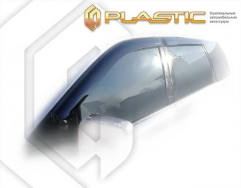 2 169 р. Ветровики дверей CA-Plastic Mitsubishi Space Wagon N94W (1998-2005) (Classic полупрозрачный, Без хром. молдинга)  с доставкой в г. Калуга. Увеличить фотографию 1
