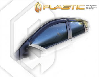 1 989 р. Дефлектора окон CA-Plastic Toyota Auris E180 хэтчбэк 5 дв. дорестайлинг (2012-2016) (Classic полупрозрачный, Без хром. молдинга)  с доставкой в г. Калуга. Увеличить фотографию 1