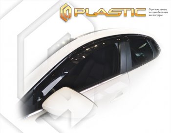 2 079 р. Ветровики дверей CA-Plastic Mazda CX-30 DM (2019-2024) (Classic полупрозрачный)  с доставкой в г. Калуга. Увеличить фотографию 1