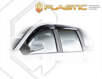 2 079 р. Ветровики дверей CA-Plastic Hyundai Matrix 1 FC 1-ый рестайлинг (2005-2008) (Classic полупрозрачный)  с доставкой в г. Калуга. Увеличить фотографию 1