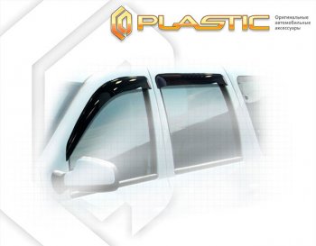 2 079 р. Дефлектора окон CA-Plastic  Лада Ларгус (2021-2024) (Classic полупрозрачный)  с доставкой в г. Калуга. Увеличить фотографию 1