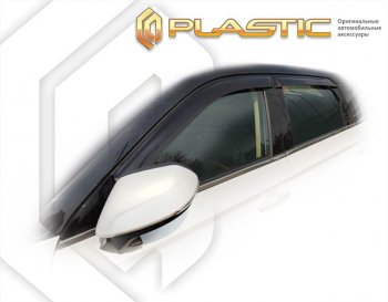 Ветровики дверей CA-Plastic FAW (ФАВ) Bestune T77 (Бестун) (2018-2024)