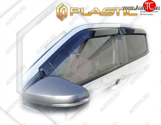 2 079 р. Ветровики дверей CA-Plastic  Isuzu D-Max  RG DoubleCab (2019-2024) (Classic полупрозрачный)  с доставкой в г. Калуга