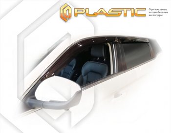 2 199 р. Ветровики дверей CA-Plastic  Geely Atlas Pro  NL3 (2019-2024) (Classic полупрозрачный)  с доставкой в г. Калуга. Увеличить фотографию 1