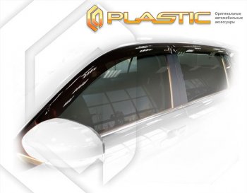 2 079 р. Ветровики дверей CA-Plastic Changan CS75  рестайлинг (2018-2024) (Classic полупрозрачный)  с доставкой в г. Калуга. Увеличить фотографию 1