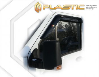 1 989 р. Ветровики дверей CA-Plastic  Iveco Baudi (2018-2024) (Classic полупрозрачный)  с доставкой в г. Калуга. Увеличить фотографию 1