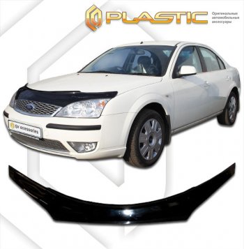 Дефлектор капота (exclusive) CA-Plastic Ford (Форд) Mondeo (Мондео) (2000-2007) Mk3,B4Y дорестайлинг, седан, Mk3,B4Y рестайлинг, седан