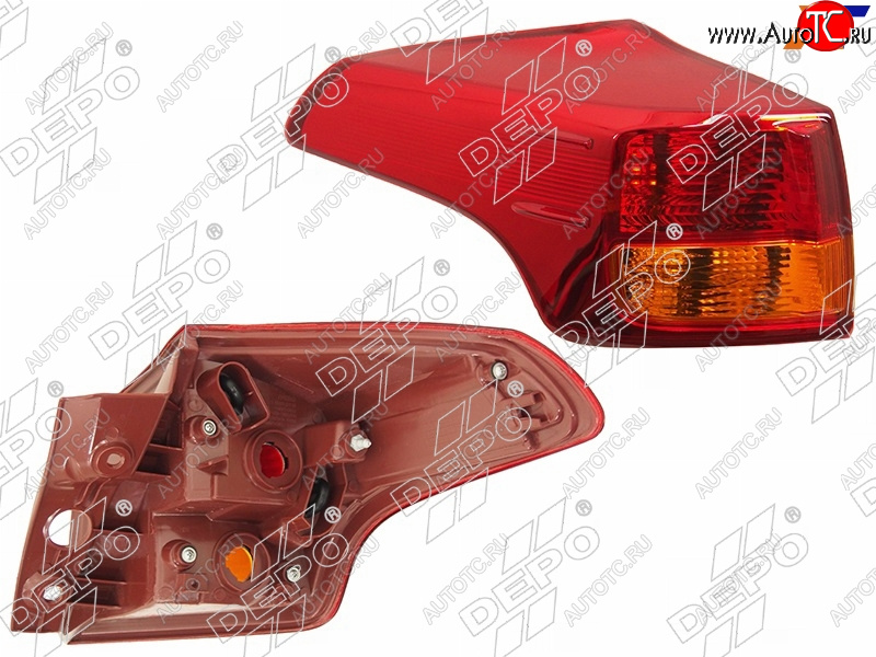 7 649 р. Левый фонарь задний DEPO  Toyota RAV4  XA40 (2012-2015)  с доставкой в г. Калуга