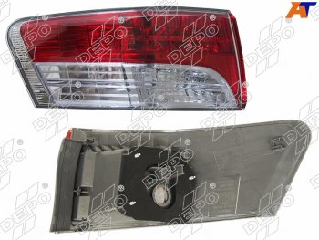 8 199 р. Левый фонарь задний DEPO  Toyota Avensis  T270 седан (2008-2011)  с доставкой в г. Калуга. Увеличить фотографию 1