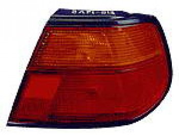 2 139 р. Правый фонарь задний (на универсал, внешний, красно-жёлтый) DEPO Nissan Almera седан N15 (1995-2000)  с доставкой в г. Калуга. Увеличить фотографию 1