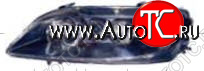 14 349 р. Левая фара передняя (чёрная, с ПТФ, с корректором, галоген) DEPO Mazda 6 GG лифтбэк дорестайлинг (2002-2005)  с доставкой в г. Калуга