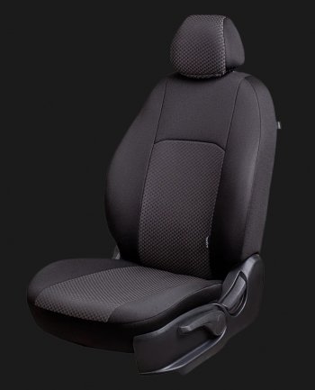Чехлы сидений Lord Autofashion Дублин (жаккард, 60/40, раздельное заднее сиденье и спинка, 2Г-образ. подголовника) Лада 2123 (Нива Шевроле) 2 рестайлинг (2020-2021)
