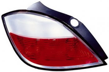 3 899 р. Левый фонарь задний (красно-белый) DEPO  Opel Astra  H (2004-2015)  с доставкой в г. Калуга. Увеличить фотографию 1