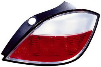 3 799 р. Правый фонарь задний (красно-белый) DEPO Opel Astra H хэтчбек 5дв рестайлинг (2007-2015)  с доставкой в г. Калуга. Увеличить фотографию 1