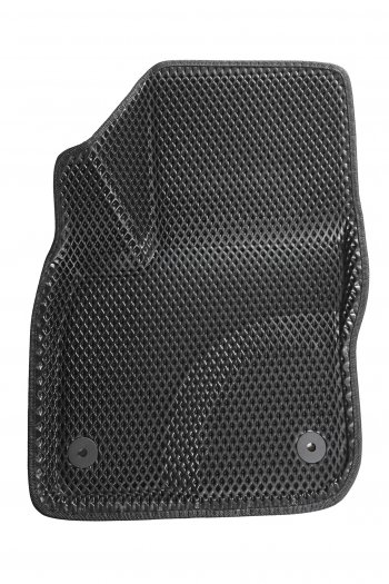 4 749 р. Коврики в салон EVA (АКПП, 3D, ромб, чёрные) Seintex  Ford Focus  3 (2010-2015)  с доставкой в г. Калуга. Увеличить фотографию 2