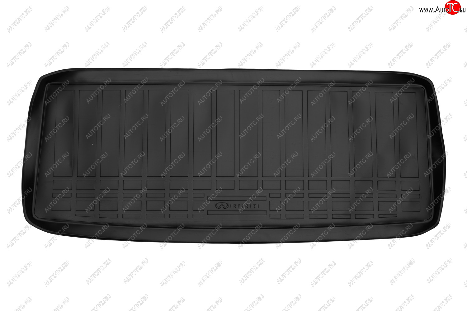 949 р. Коврик в багажник (короткий, полиуретан, чёрный) INFINITI  INFINITI QX56 - QX80  с доставкой в г. Калуга