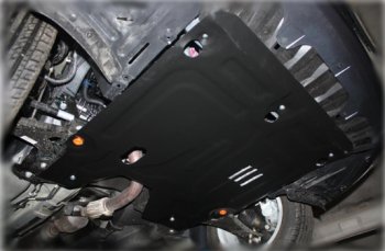 9 599 р. Защита картера двигателя и КПП (V-1,6) Alfeco  Chery Arrizo 7 (2014-2016) (Алюминий 3 мм)  с доставкой в г. Калуга. Увеличить фотографию 1