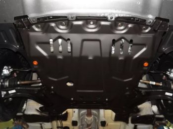Защита картера двигателя и КПП (FWD) Alfeco Daihatsu (Дайхатсу) Move (Мув) (2014-2024)  дорестайлинг,  рестайлинг