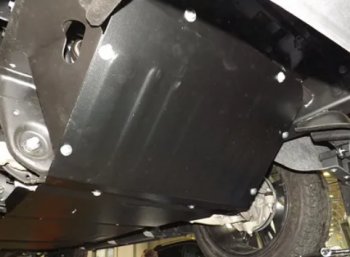 15 599 р. Защита картера двигателя (2 части, V-6.2) Alfeco  Chevrolet Tahoe  K2UC (2014-2021) (Алюминий 4 мм)  с доставкой в г. Калуга. Увеличить фотографию 1