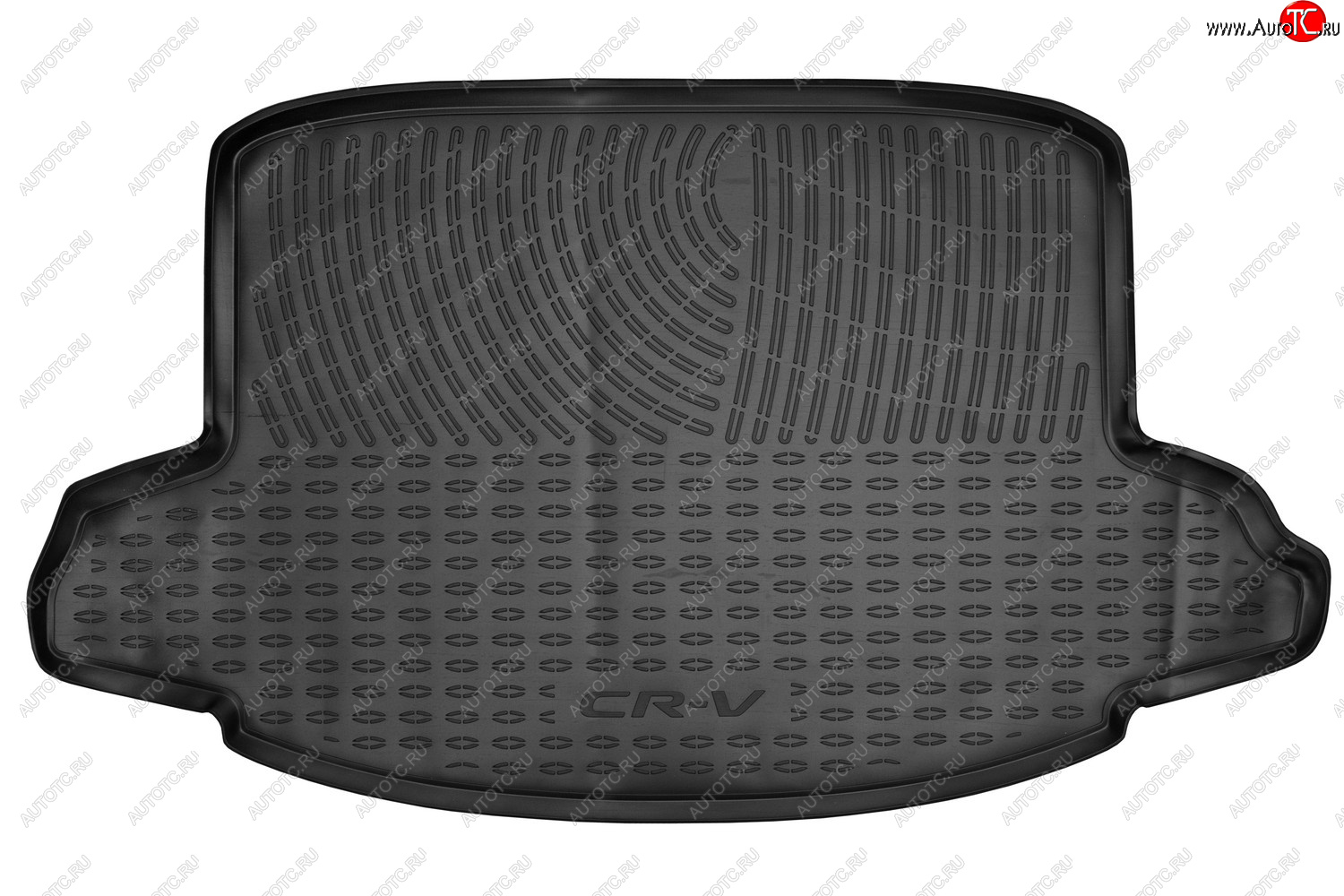 1 439 р. Коврик в багажник (нижний, без сабвуфера, полиуретан, чёрный) HONDA Honda CR-V RW,RT дорестайлинг (2016-2020)  с доставкой в г. Калуга