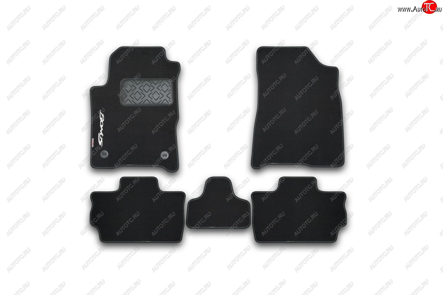 4 299 р. Коврик багажника (текстиль) Element Chery Bonus 3 (A19) седан (2013-2016) (Чёрные)  с доставкой в г. Калуга