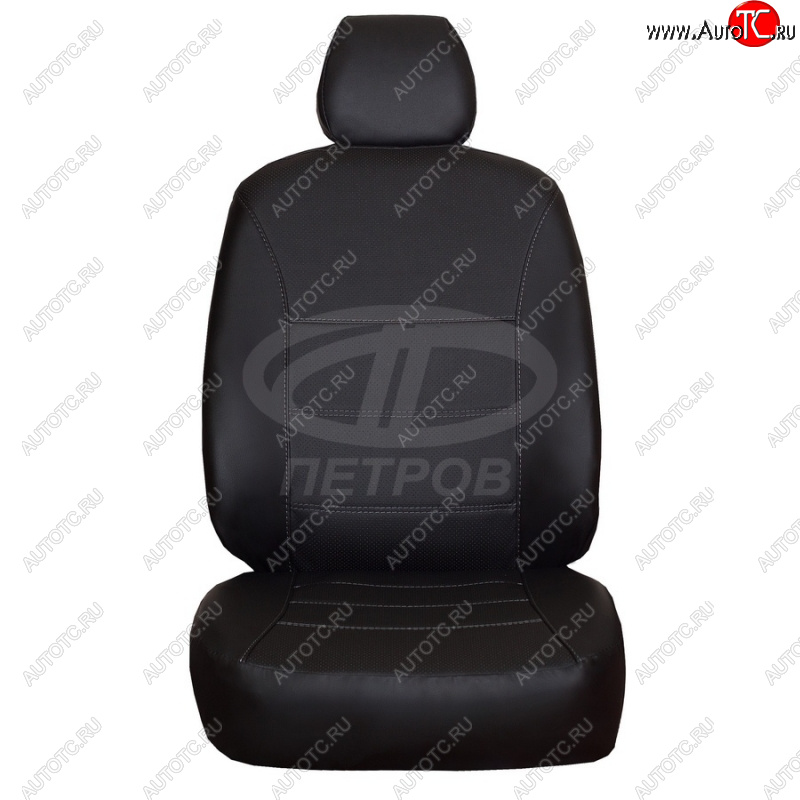 4 749 р. Чехлы сидений (экокожа, Active) ПЕТРОВ Орегон  Mazda CX-5  KF (2016-2024) (черный)  с доставкой в г. Калуга