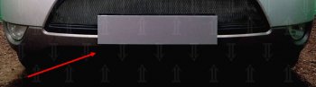 2 689 р. Защитная сетка радиатора в бампер (ячейка 3х7 мм, низ) Стрелка11 Стандарт  Hyundai IX55 (2008-2012) (черная)  с доставкой в г. Калуга. Увеличить фотографию 1