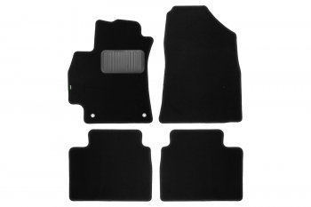 Комплект ковриков в салон (чёрные, текстиль) Klever Standard Hyundai Elantra CN7 (2020-2024)