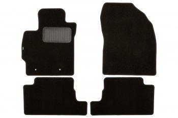 Комплект ковриков в салон (чёрные, текстиль) Klever Standard Toyota Auris E150 хэтчбэк 5 дв. дорестайлинг (2006-2010)