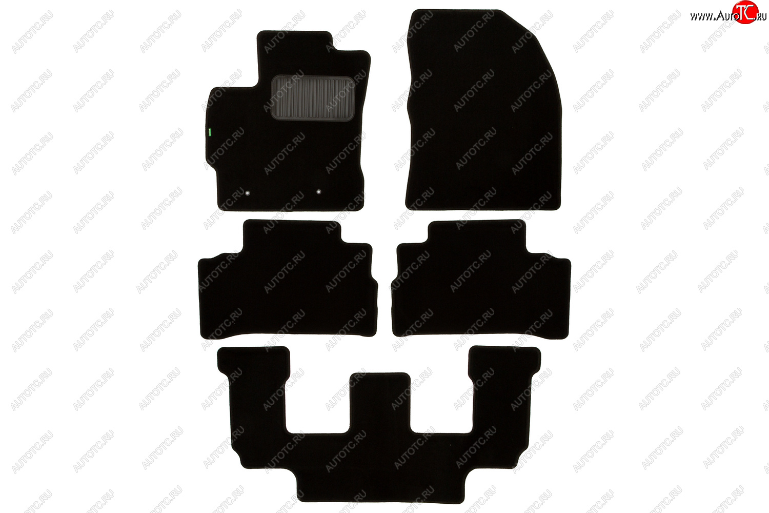 4 299 р. Комплект ковриков в салон (АКПП, чёрные, текстиль) Klever Standard  Toyota Verso  R20 (2009-2012)  с доставкой в г. Калуга