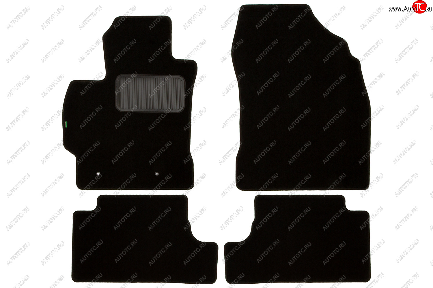 4 489 р. Комплект ковриков в салон (чёрные, текстиль) Klever Standard  Toyota Corolla  E140 (2007-2013)  с доставкой в г. Калуга