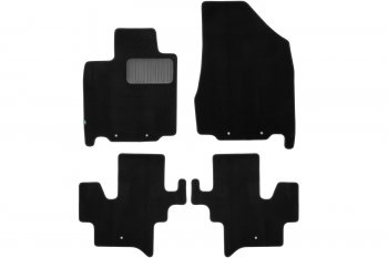 Комплект ковриков в салон (АКПП, чёрные, текстиль) Klever Standard INFINITI JX35 (2012-2014)