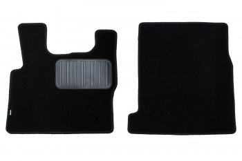 249 р. Комплект ковриков в салон (чёрные, текстиль) Klever Standard DAF XF 105.510 (2013-2024)  с доставкой в г. Калуга. Увеличить фотографию 1