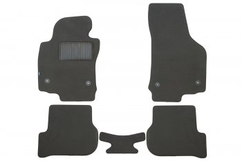 Коврики салона (текстиль) Klever Premium Seat Leon 1P хэтчбэк 5 дв. дорестайлинг (2005-2009)  (Чёрные)