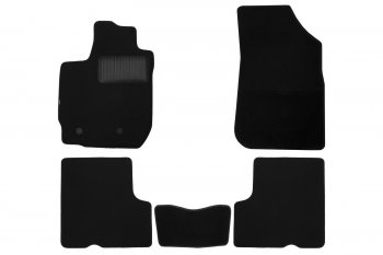 5 449 р. Комплект ковриков в салон (чёрные, текстиль) Klever Premium  Renault Duster  HM (2020-2024) (Чёрные)  с доставкой в г. Калуга. Увеличить фотографию 1