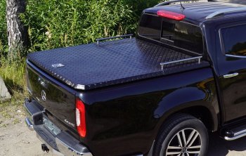 79 999 р. Крышка багажника (алюминий Black) TCC Mitsubishi L200 5 KK,KL рестайлинг (2018-2022)  с доставкой в г. Калуга. Увеличить фотографию 1