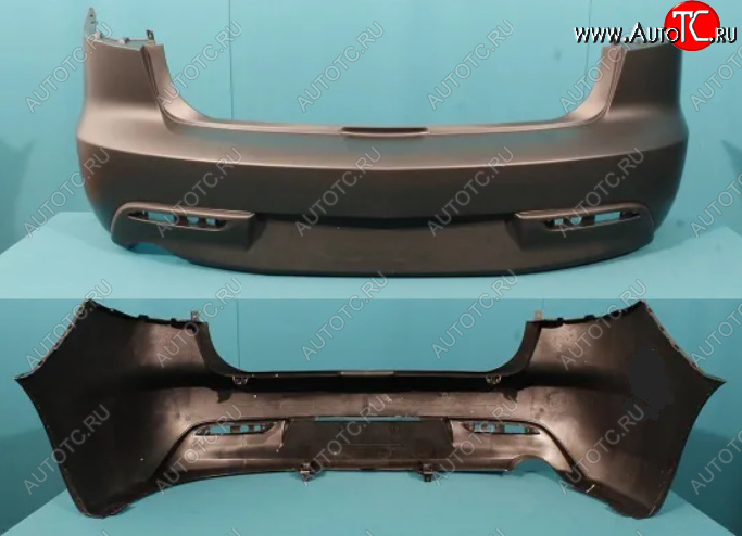 4 649 р. Задний бампер BodyParts  Mazda 3/Axela  BM (2013-2019) (Неокрашенный)  с доставкой в г. Калуга