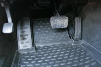 3 799 р. Коврики салона Element (полиуретан)  Mercedes-Benz CLS class  W219 (2004-2010)  с доставкой в г. Калуга. Увеличить фотографию 2