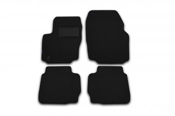 Комплект ковриков в салон (АКПП, чёрные, текстиль) Element Dodge Caliber (2006-2012)  (Чёрные)