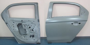 15 999 р. Левая дверь задняя BodyParts  Peugeot 301 (2012-2017) (Неокрашенная)  с доставкой в г. Калуга. Увеличить фотографию 1