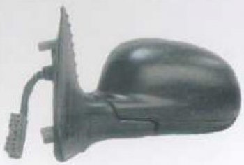 1 269 р. Левое зеркало заднего вида (асферическое, электрическая регулировка, с подогревом, Тайвань) BodyParts  Peugeot 406 ( 8B,  8E,F) (1995-2004) (Неокрашенное)  с доставкой в г. Калуга. Увеличить фотографию 1
