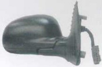 1 269 р. Правое зеркало заднего вида (плоское, электрическая регулировка, с подогревом, Тайвань) BodyParts  Peugeot 406 ( 8B,  8E,F) (1995-2004) (Неокрашенное)  с доставкой в г. Калуга. Увеличить фотографию 1