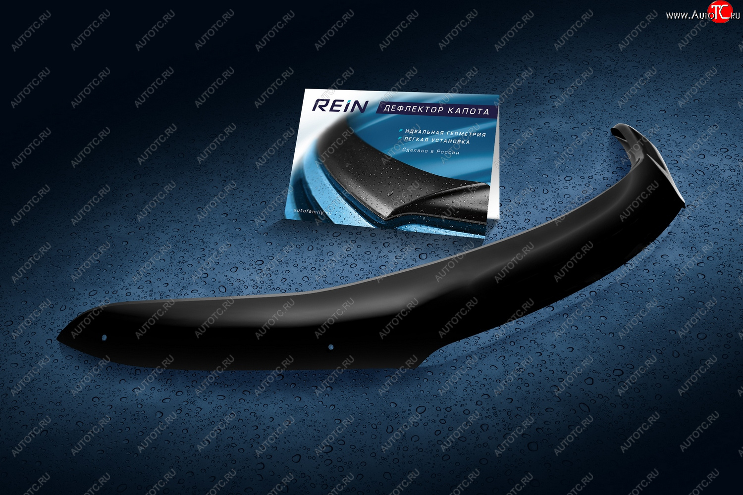 1 р. Дефлектор капота (ЕВРО крепеж) REIN  Mercedes-Benz Sprinter  W906 (2014-2018)  с доставкой в г. Калуга