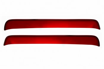 1 299 р. Дефлекторы окон (без логотипа MAN TGA, накладные, прямые, красные) REIN  MAN TGA (2000-2024)  с доставкой в г. Калуга. Увеличить фотографию 1
