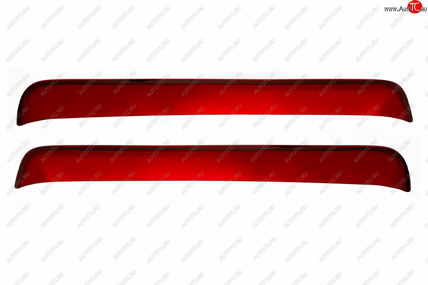 1 299 р. Дефлекторы окон (без логотипа MAN TGA, накладные, прямые, красные) REIN MAN TGA (2000-2024)  с доставкой в г. Калуга