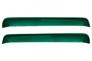 1 219 р. Дефлекторы окон (с логотипом SCANIA, накладные, зелёные) REIN Scania 4-series (1997-2007)  с доставкой в г. Калуга. Увеличить фотографию 1