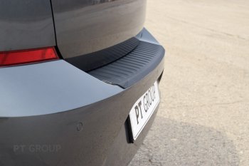 1 169 р. Накладка на задний бампер Petroil Tuning   Volkswagen Polo  Mk6 (2020-2022) (Текстурная поврехность)  с доставкой в г. Калуга. Увеличить фотографию 2