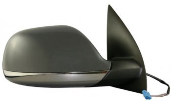 Правое зеркало заднего вида (хром, асферическое, электрическая регулировка, с подогревом, Тайвань) BodyParts Volkswagen (Волксваген) Amarok (Амарок) (2009-2022) дорестайлинг, рестайлинг